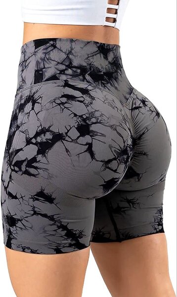Shorts de sport tie-dye femme