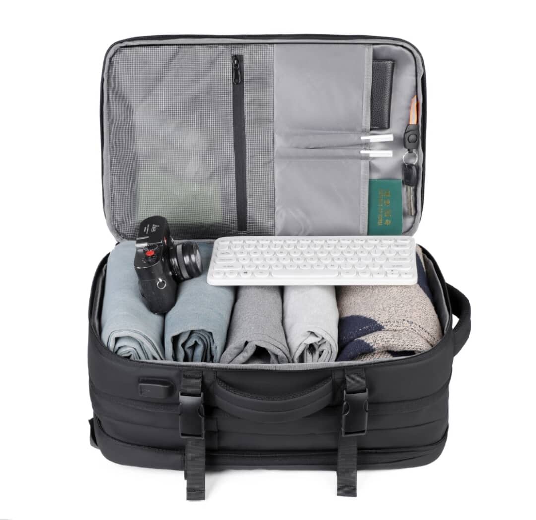 Sac à dos multifonction USB pour homme