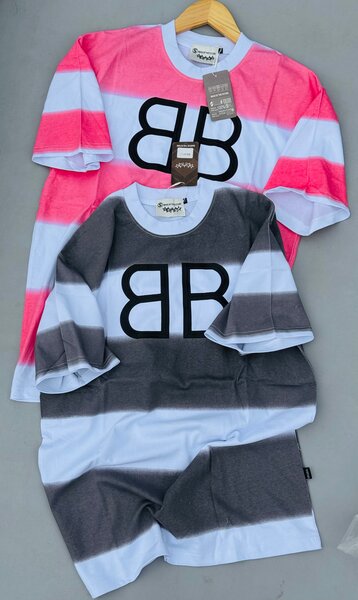 Lot de 2 t-shirts à rayures