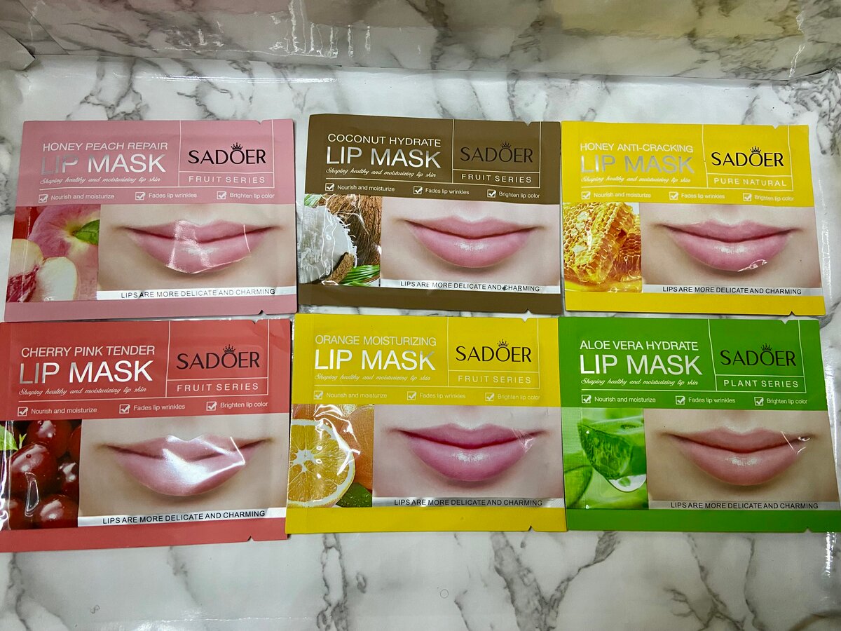 Masques lèvres hydratants SADOER