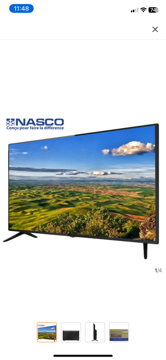Téléviseur LED HD NASCO