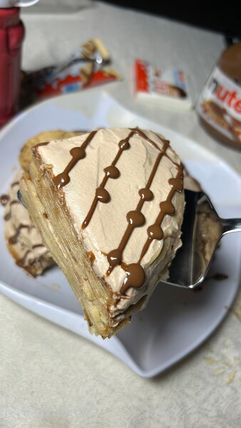 TRANCHE GÂTEAU CREPES NATURE