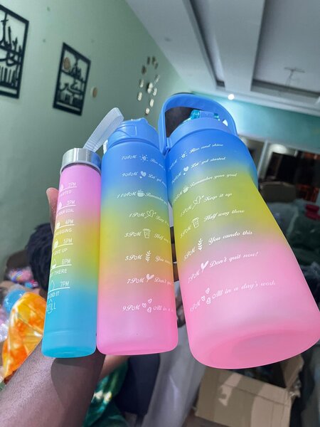 Gourde Gradient Motivée 3 en 1