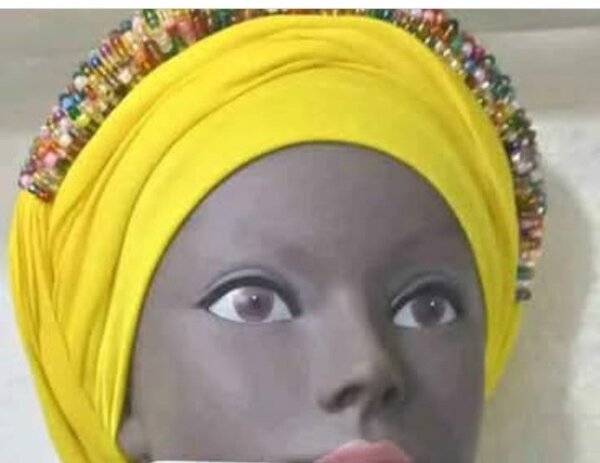 Turbans africains perlés
