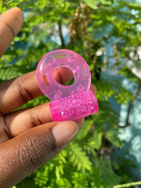 Anneau Massant Silicone Rose