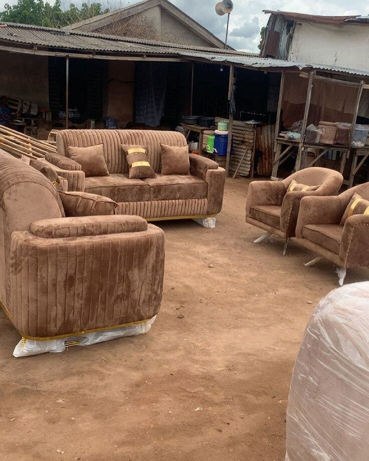 Ensemble canapé marron