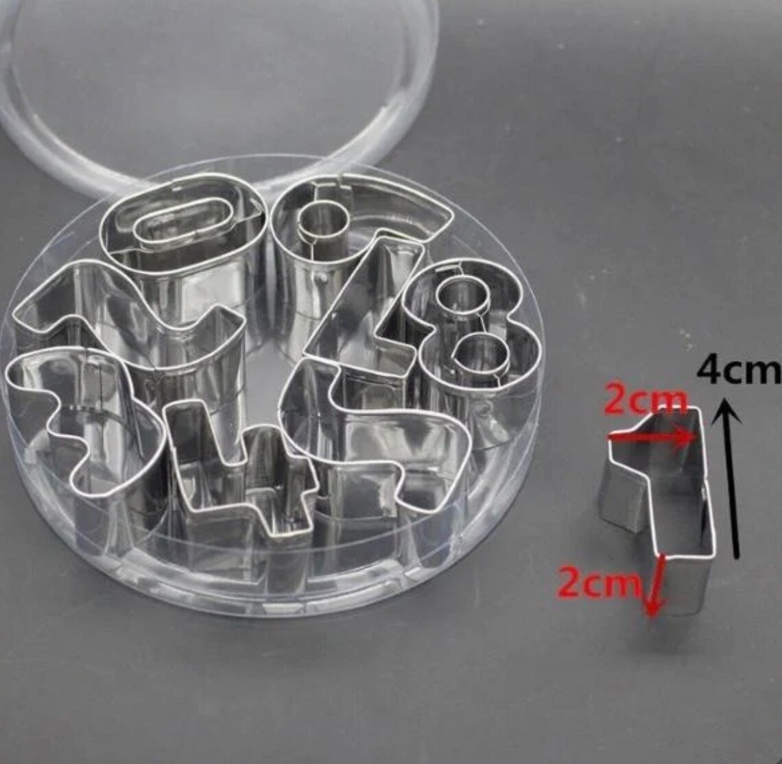 Emporte-pièces Numéros Métal