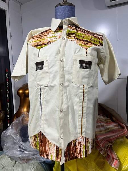 Chemise homme à motifs