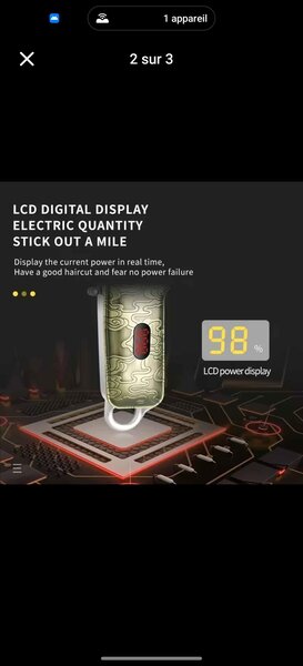 Tondeuse à rechargeable Darlin