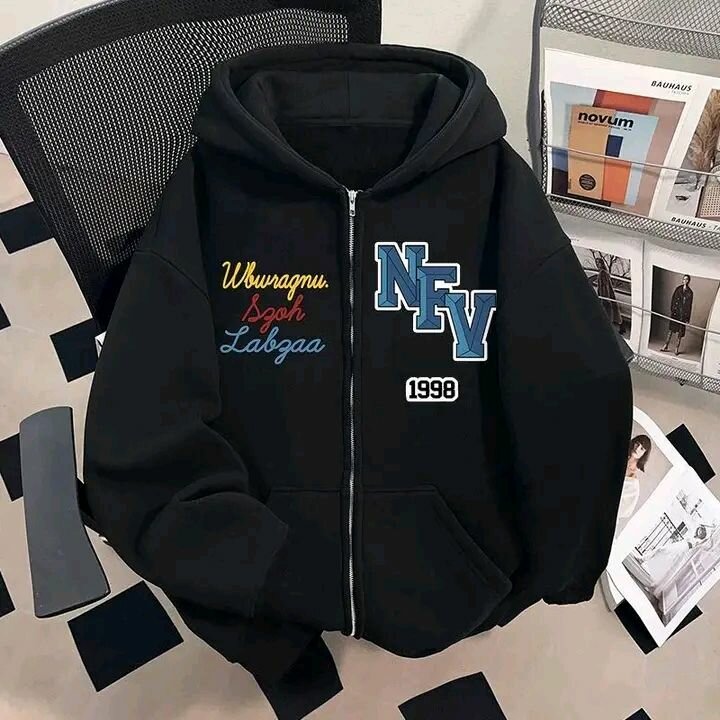 Sweat à capuche graphique décontracté