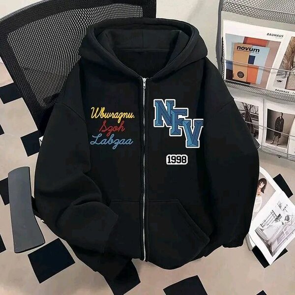 Sweat à capuche graphique décontracté