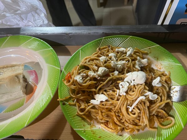 Délicieuse assiette de spaghetti