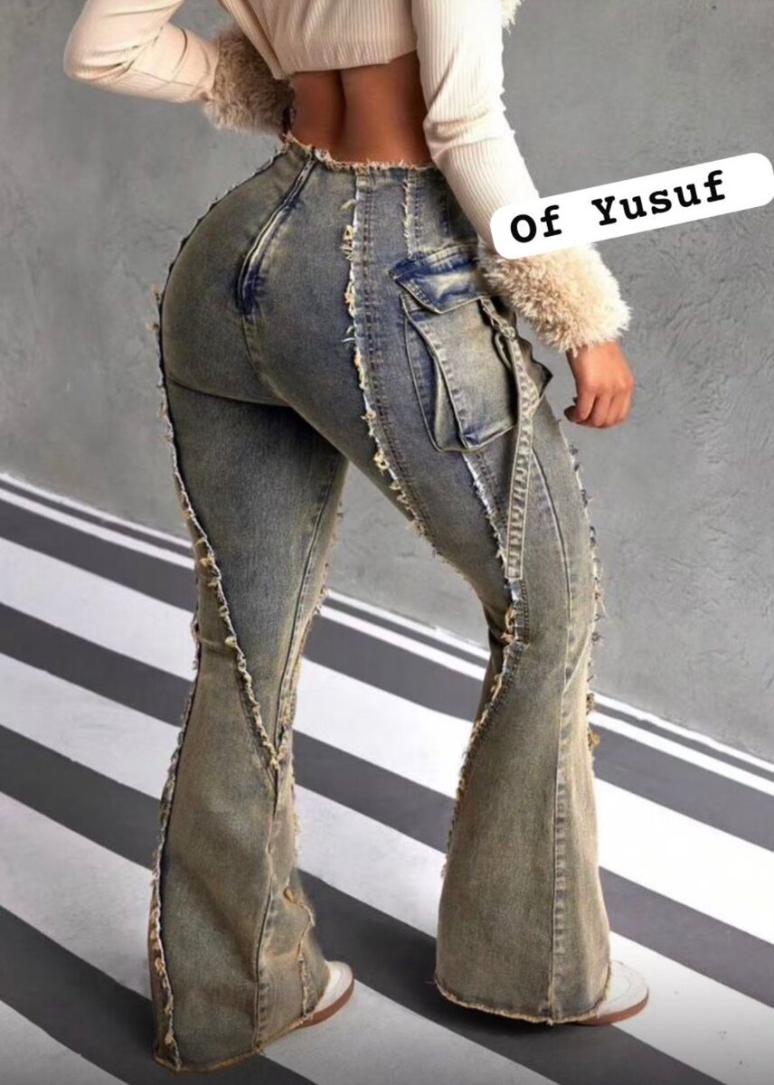 Pantalons en jean tendance