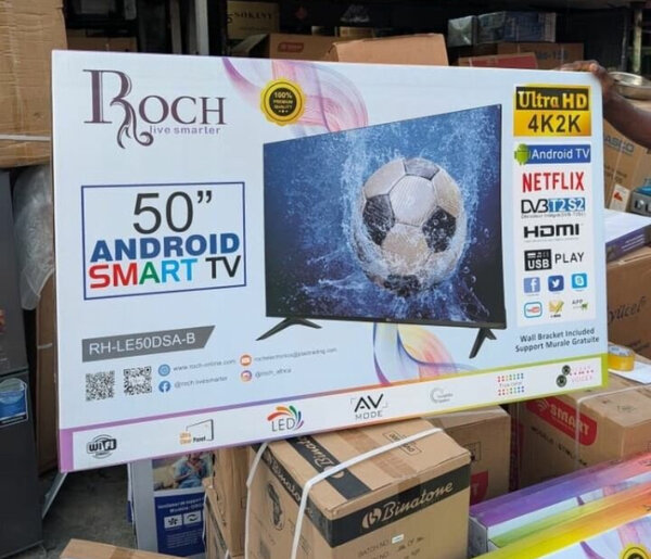 Téléviseur Smart Android 50" UHD