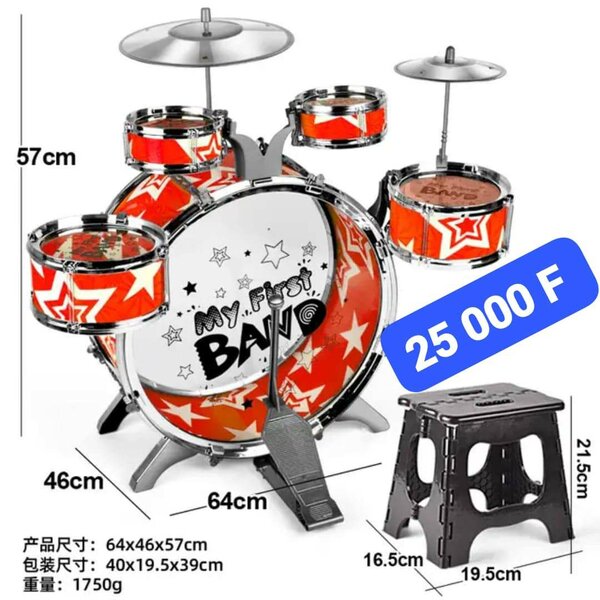 Batterie jouet pour enfants