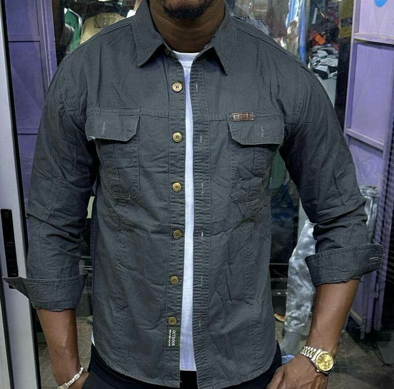 Chemise Homme Élégante à Manches Longues