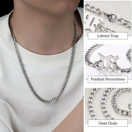 Chaîne collier acier inoxydable