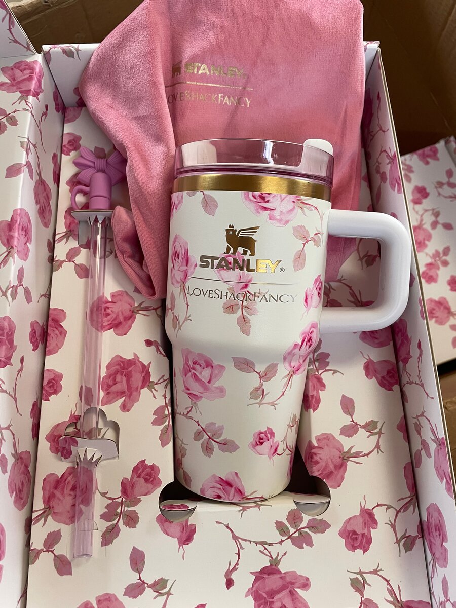 Stanley Tasse Thermos Fleurs