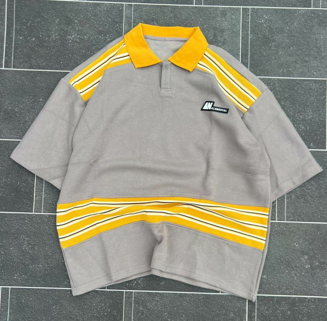 Polo rayé décontracté