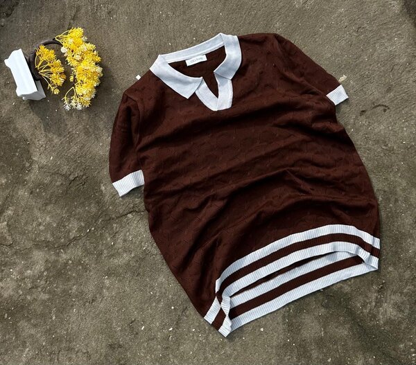 T-shirt en tricot élégant