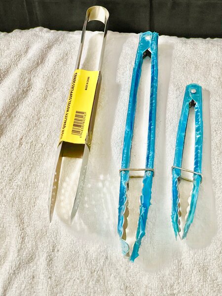 Pinces de cuisine en acier inoxydable