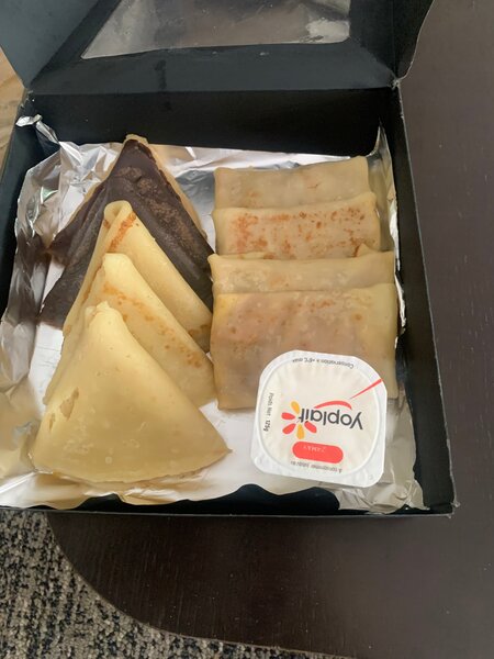 Assortiment de crêpes délicieuses