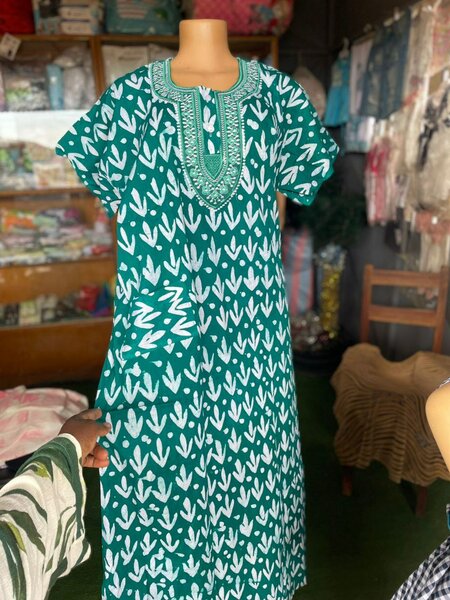 Robe ethnique en coton