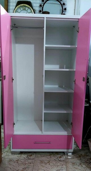 Armoire Moderne en Bois Blanc