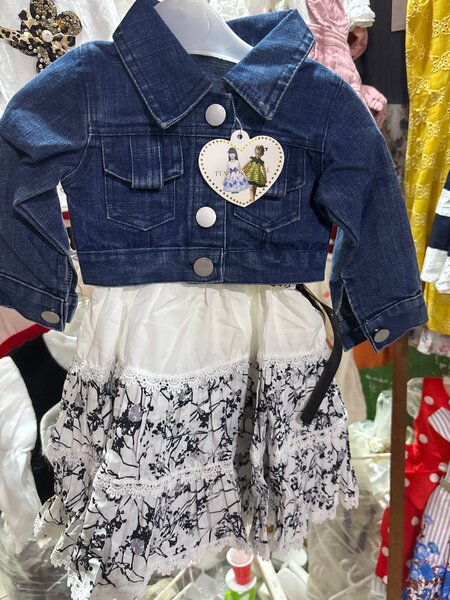 Ensemble bébé denim chic