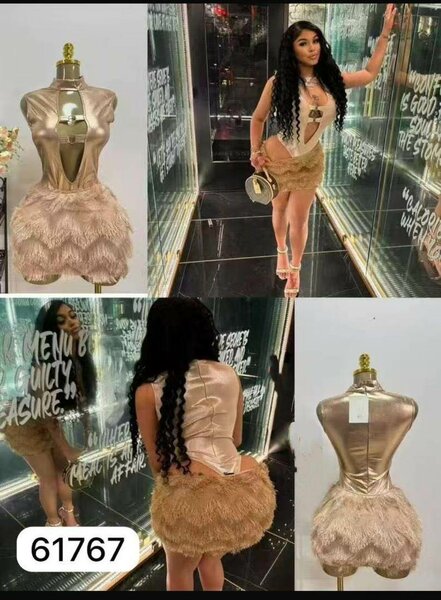 Robe chic à volants