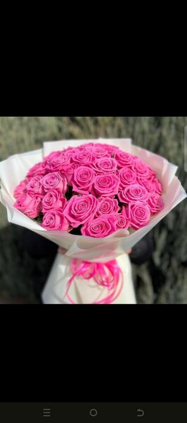 Bouquet de roses roses