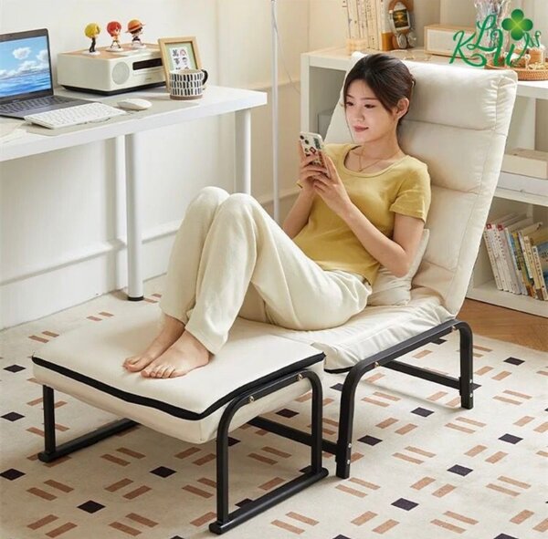 Chaise longue pliable confortable