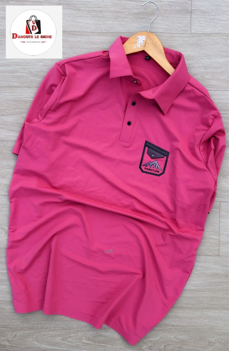 Polo rose "Dangots Le Riche"