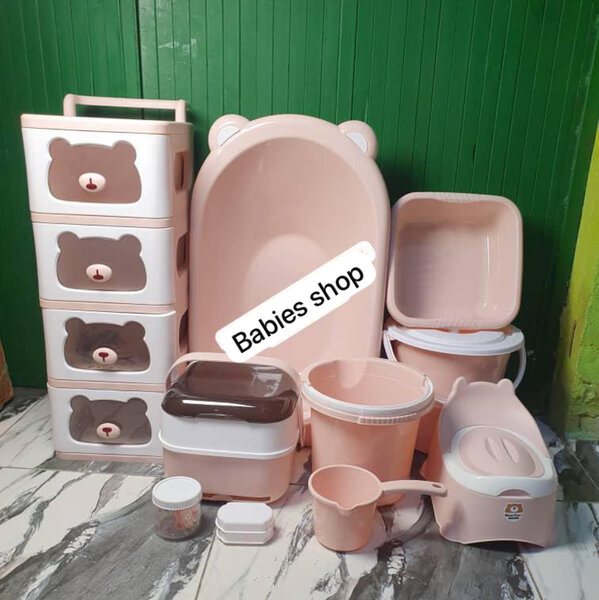 Ensemble de bain bébé complet