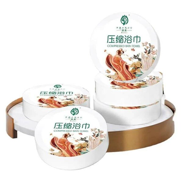 4Serviette Compressée Voyage