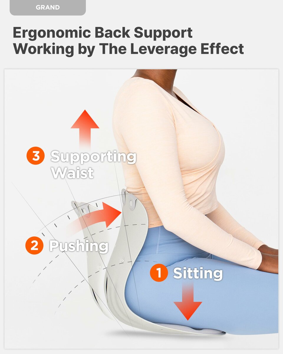 Soutien lombaire ergonomique