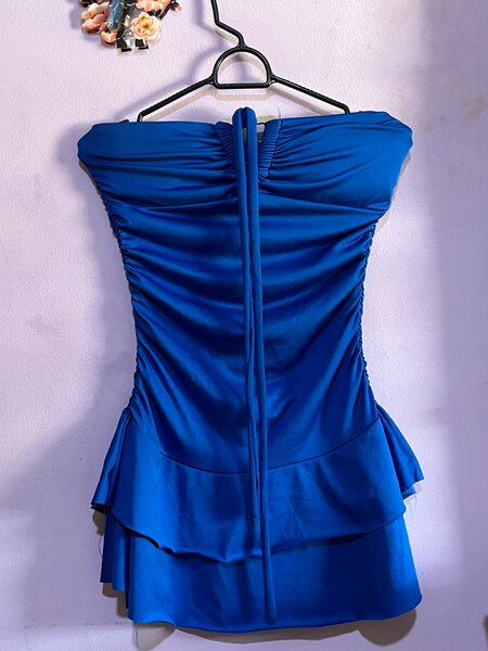 Robe sans bretelles élégante