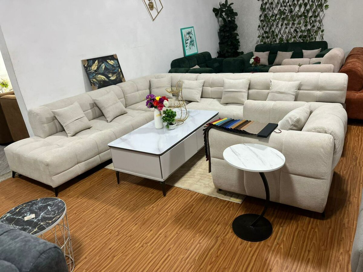 Canapé d'angle modulable moderne