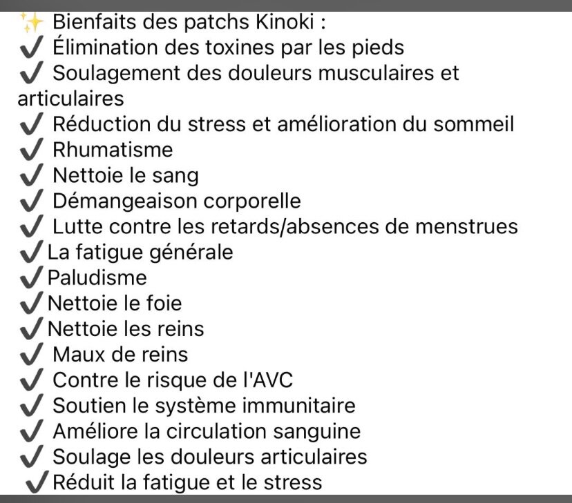 Kinoki Patch Détox Pieds