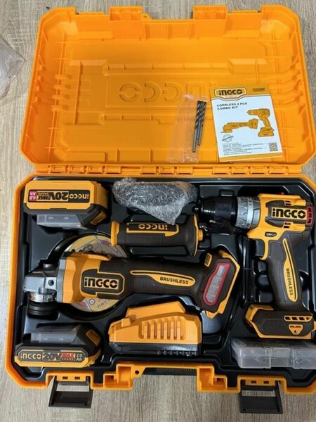 Kit Perceuse et Meuleuse INGCO