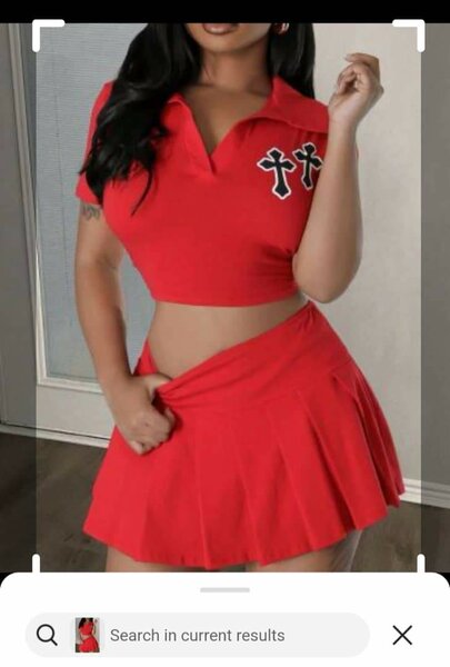 Ensemble de Jupe et Crop Top