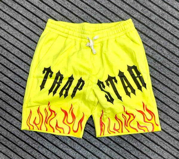 Short Trap Star imprimé flamme