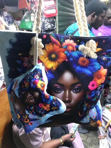 Sac art déco floral