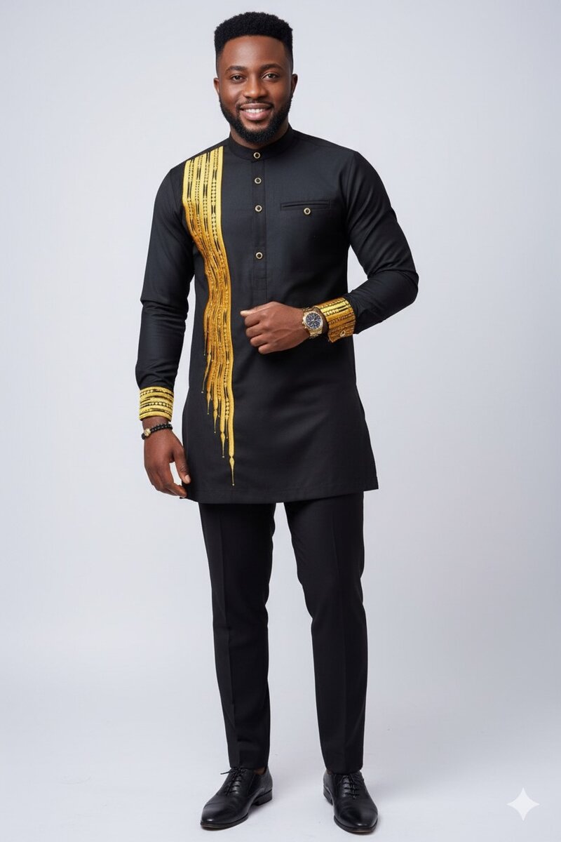 Ensemble africain homme chic