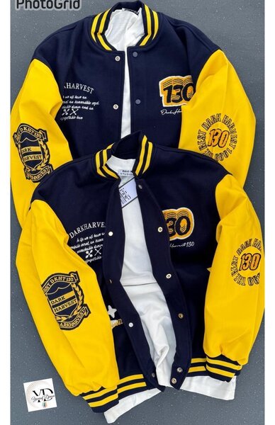 Varsity Jacket Homme Deux Tons