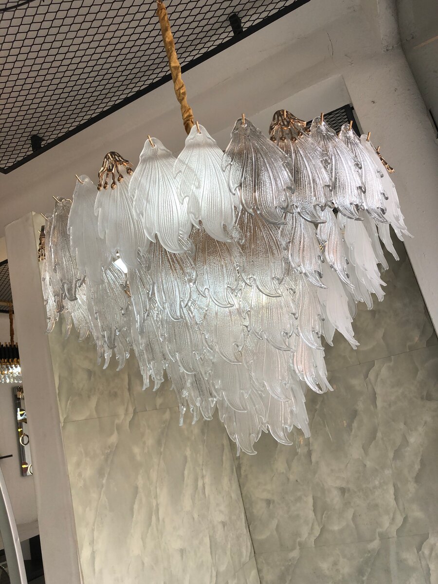 Luminaire suspension moderne en cristal