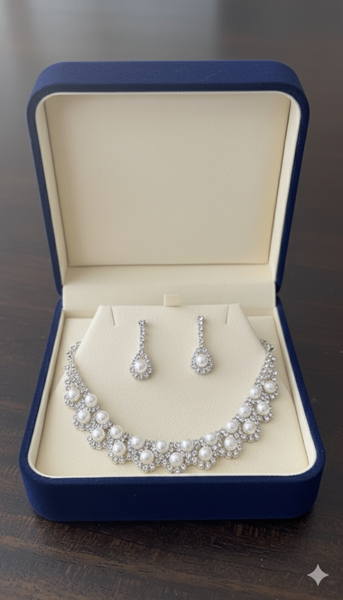 Parure de mariage avec diamants