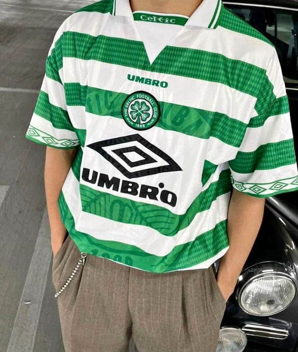 Maillot de football rétro vert