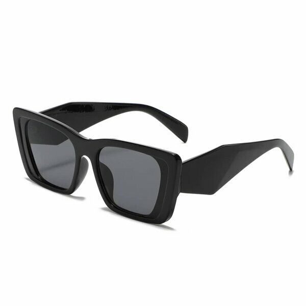 Lunettes de soleil carrées noires