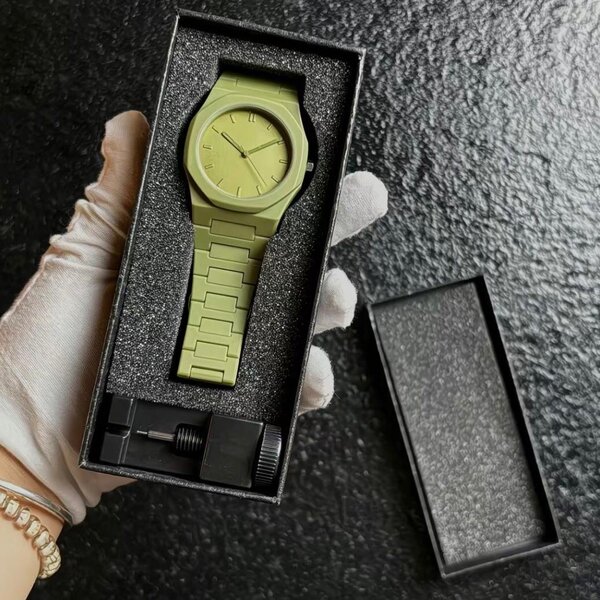 Montre verte élégante